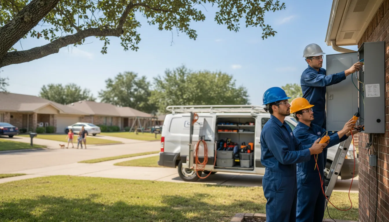 Certified electrician providing emergency electrical services in Sanders, AZ